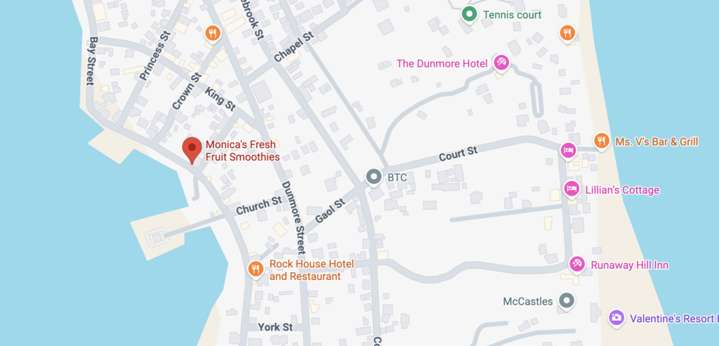 Monicas Fresh Fruit Smoothies - Best Local Eats on Harbour Island